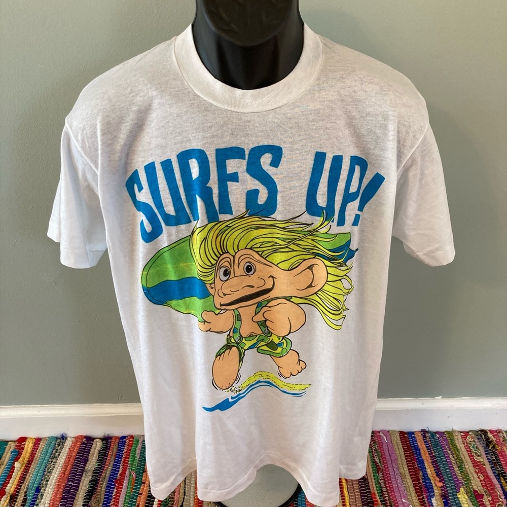 80s Troll Doll Surfs Up Shirt Screen Stars Large